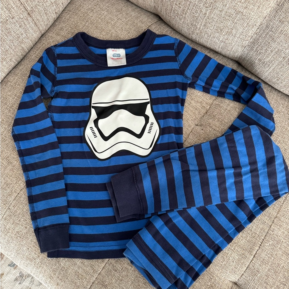 Hanna Andersson Star Wars Stormtrooper Stripe Pajama Set